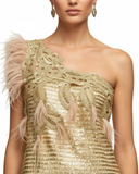 Vestido de cóctel | Dorado