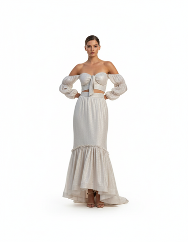 Vestido de Dos Piezas | Plata