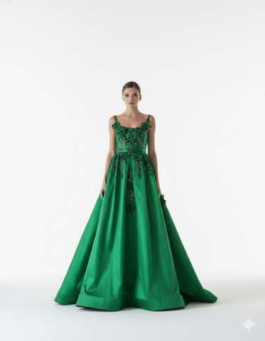 Vestido Verde Esmeralda
