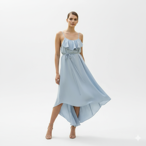 Vestido Solero | Celeste Pastel